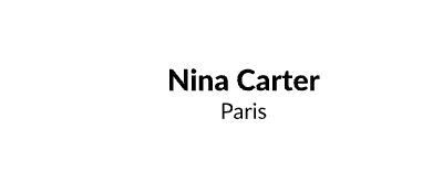 Nina Carter - DV Diffusion - JEANS WHOLESALER FRANCE